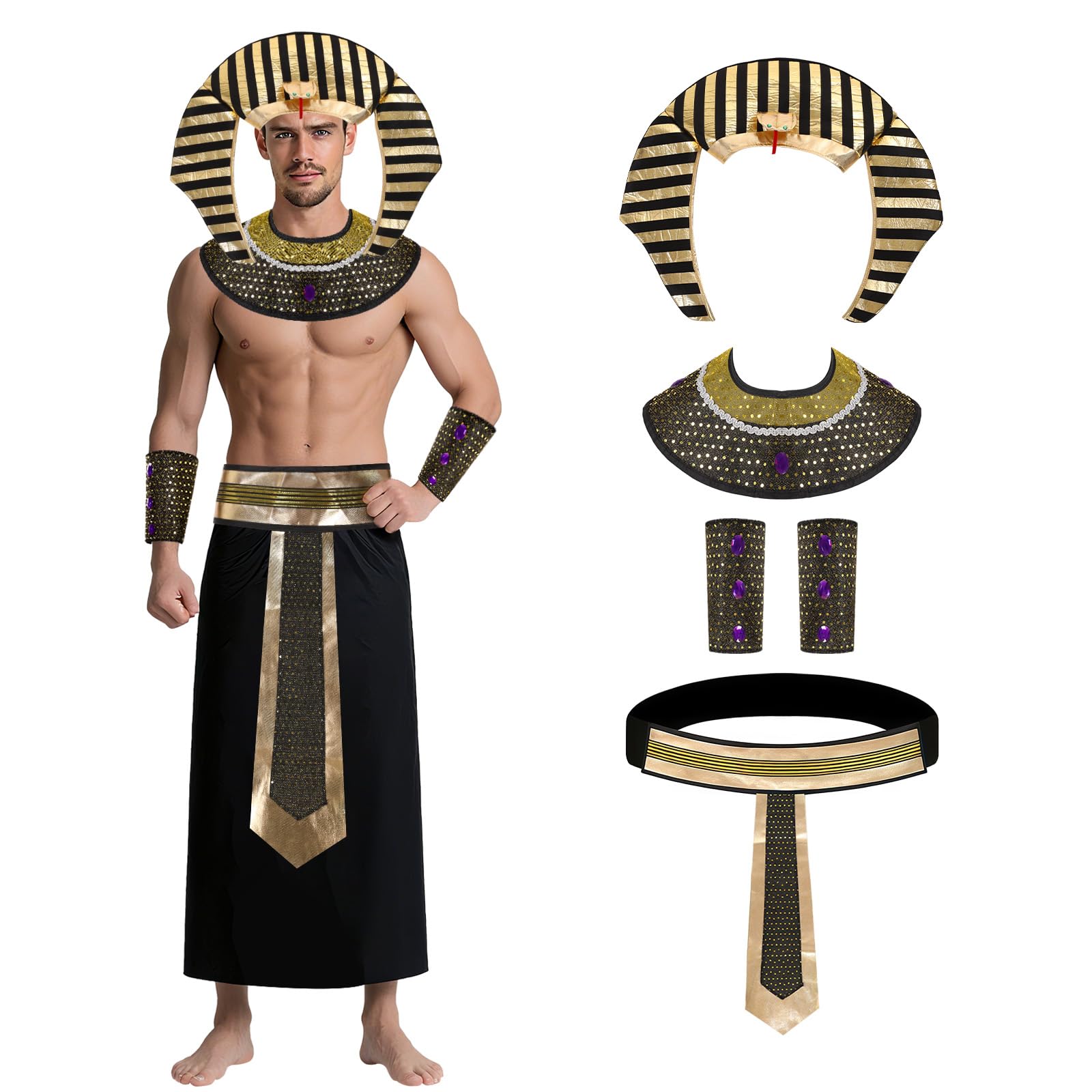 Men Accessories Egypt - Egyptian Cleopatra Costume Accessories Pharaoh Headpiece
