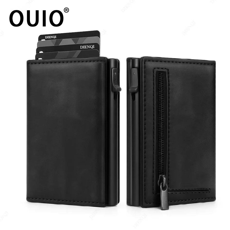 OUIO Rfid Credit Card Holder W - Coin Holder Men recension och pris