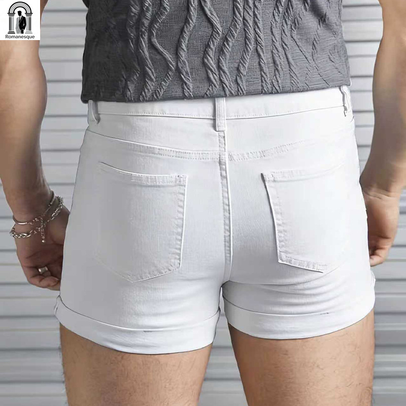 Men's Sexy Slim Fit White Deni - Men'S Accessories For Jeans recension och pris