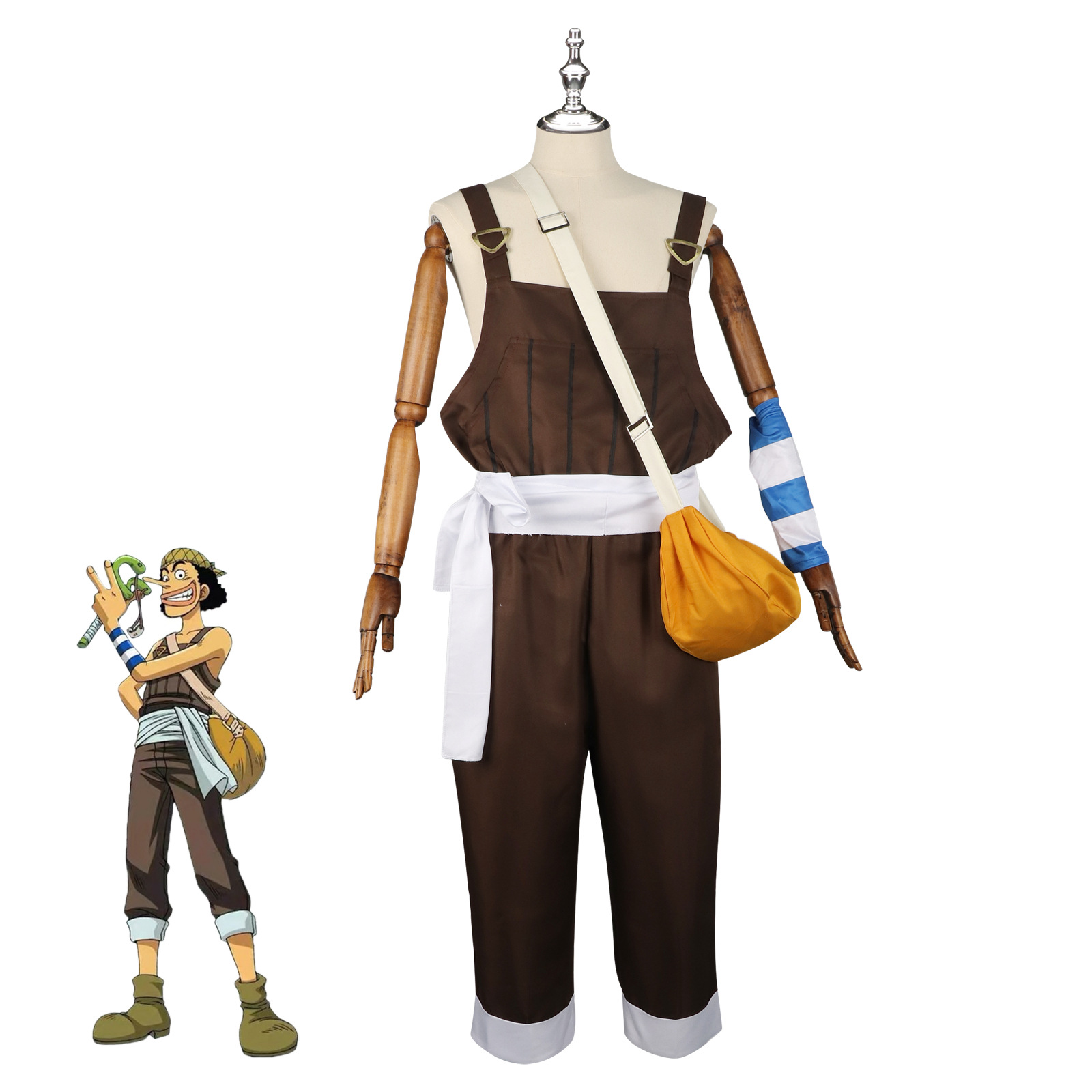 Anime UUsopp Cosplay Costume B - Men'S Suit Accessories recension och pris