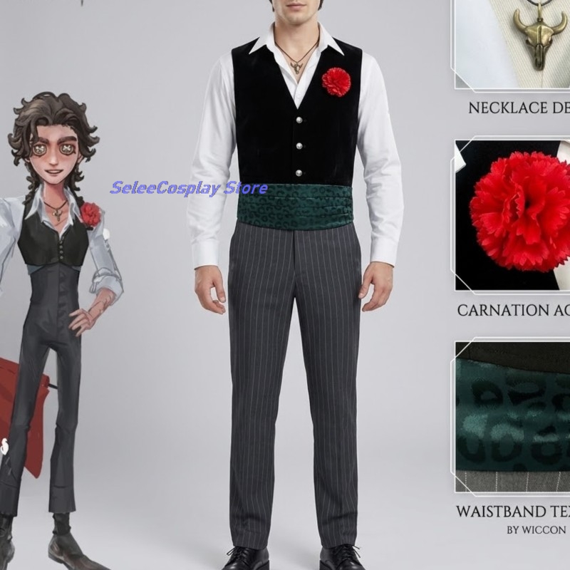 Adults Cosplay Game Game Ident - Men'S Suit Accessories recension och pris