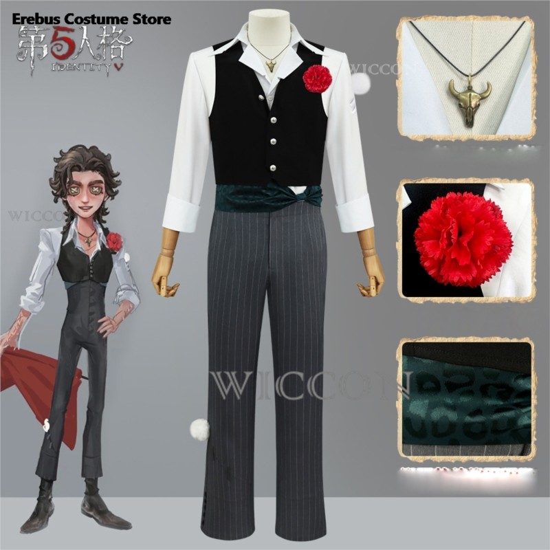 Adults Cosplay Game Game Ident - Men'S Suit Accessories recension och pris