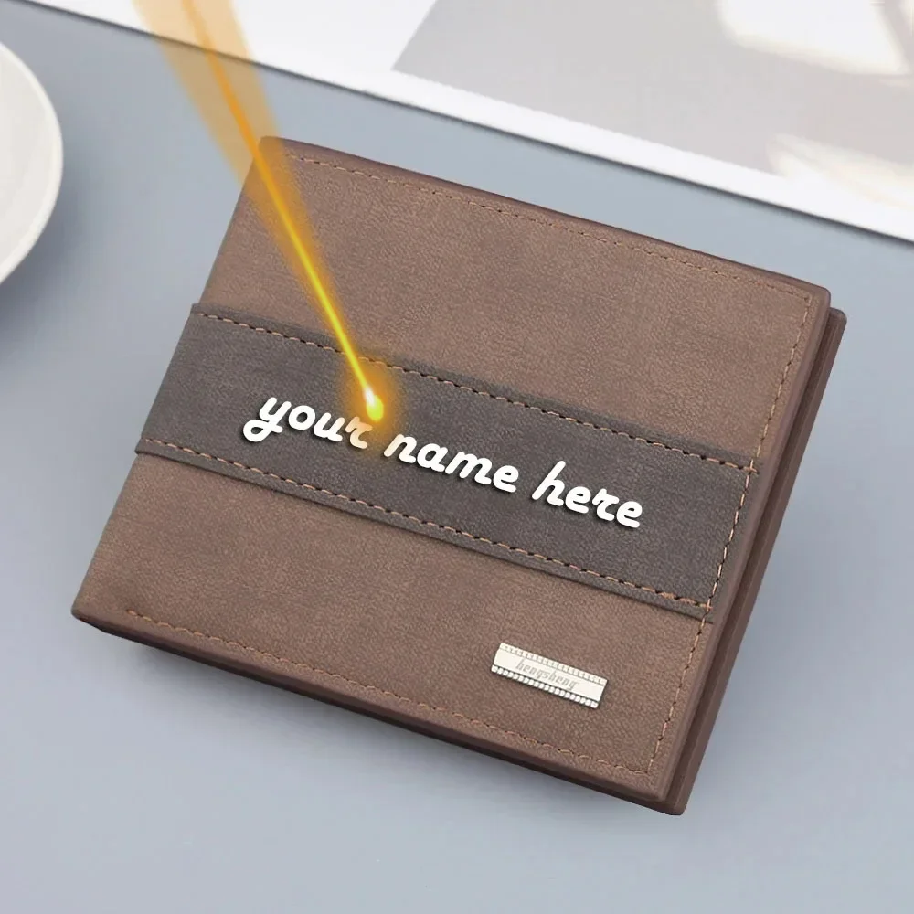 Custom Name Man Wallet Minimal - Coin Holder Men recension och pris