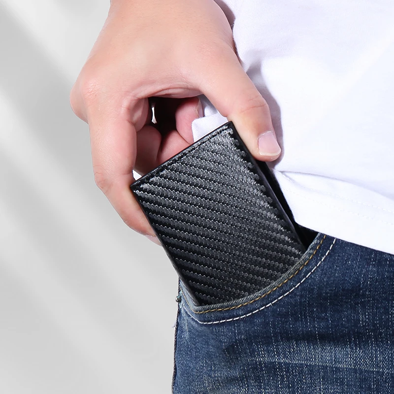 RFID Blocking Card Wallet Magn - Coin Holder Men recension och pris