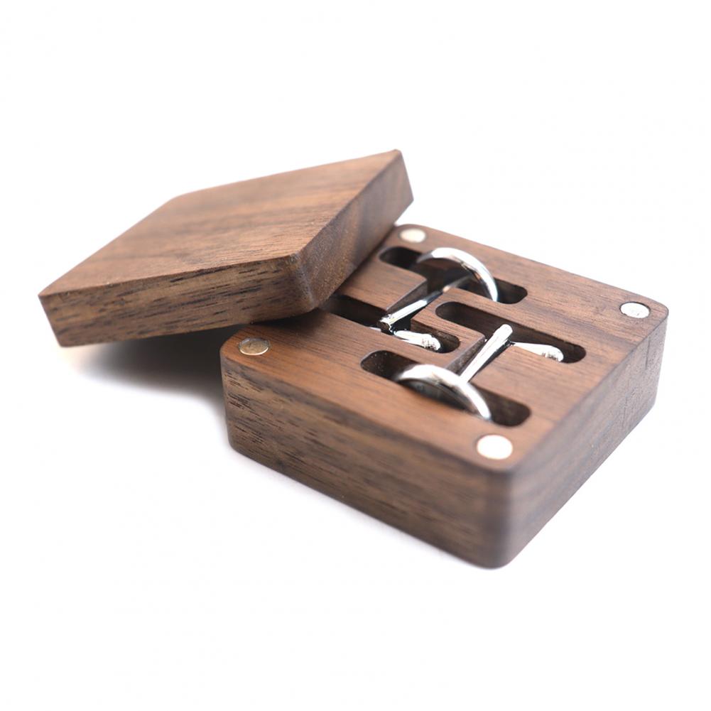 Walnut Cufflink Box Solid Wood - Cufflink Box Set recension och pris