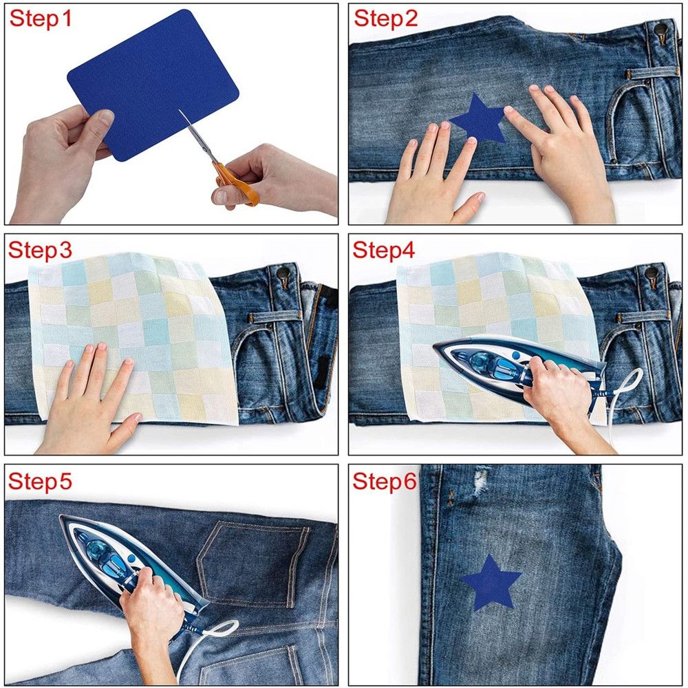 Jeans Iron On Patches Repair P - Men'S Accessories For Jeans recension och pris