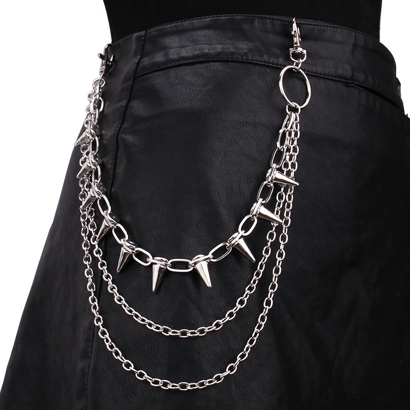 Hip Hop Punk Rock Metal Pants  - Men'S Accessories For Jeans recension och pris