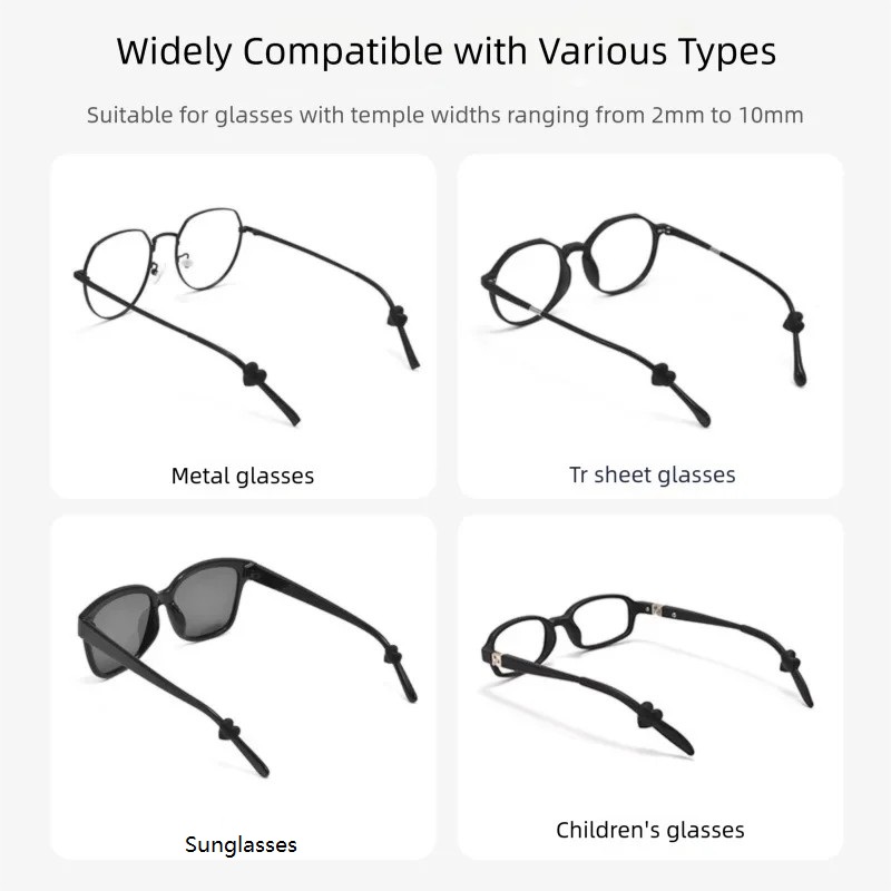 20PCS Anti-slip Eyeglass Templ - Men Accessories Tips recension och pris