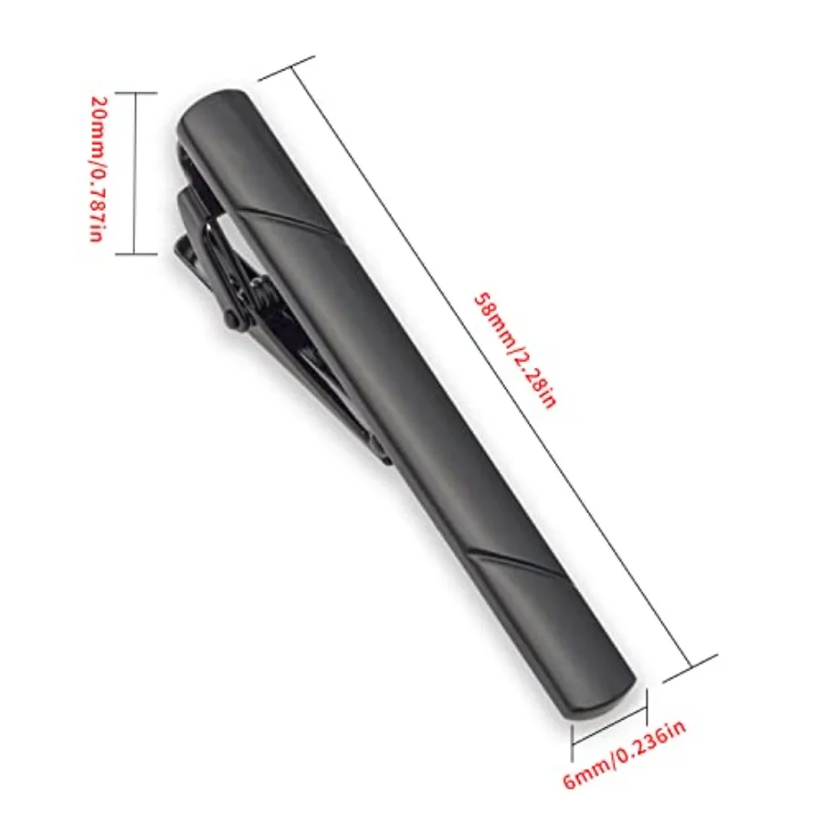 4Pcs Tie Clips For Men Tie Bar - Men'S Suit Accessories recension och pris
