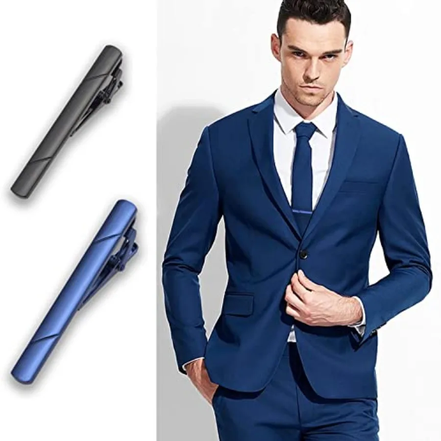 4Pcs Tie Clips For Men Tie Bar - Men'S Suit Accessories recension och pris