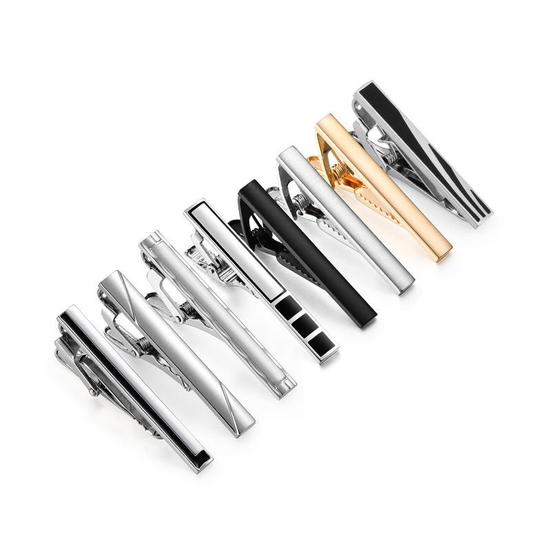8 PCS Short Tie Clips Set With - Cufflink Box Set recension och pris
