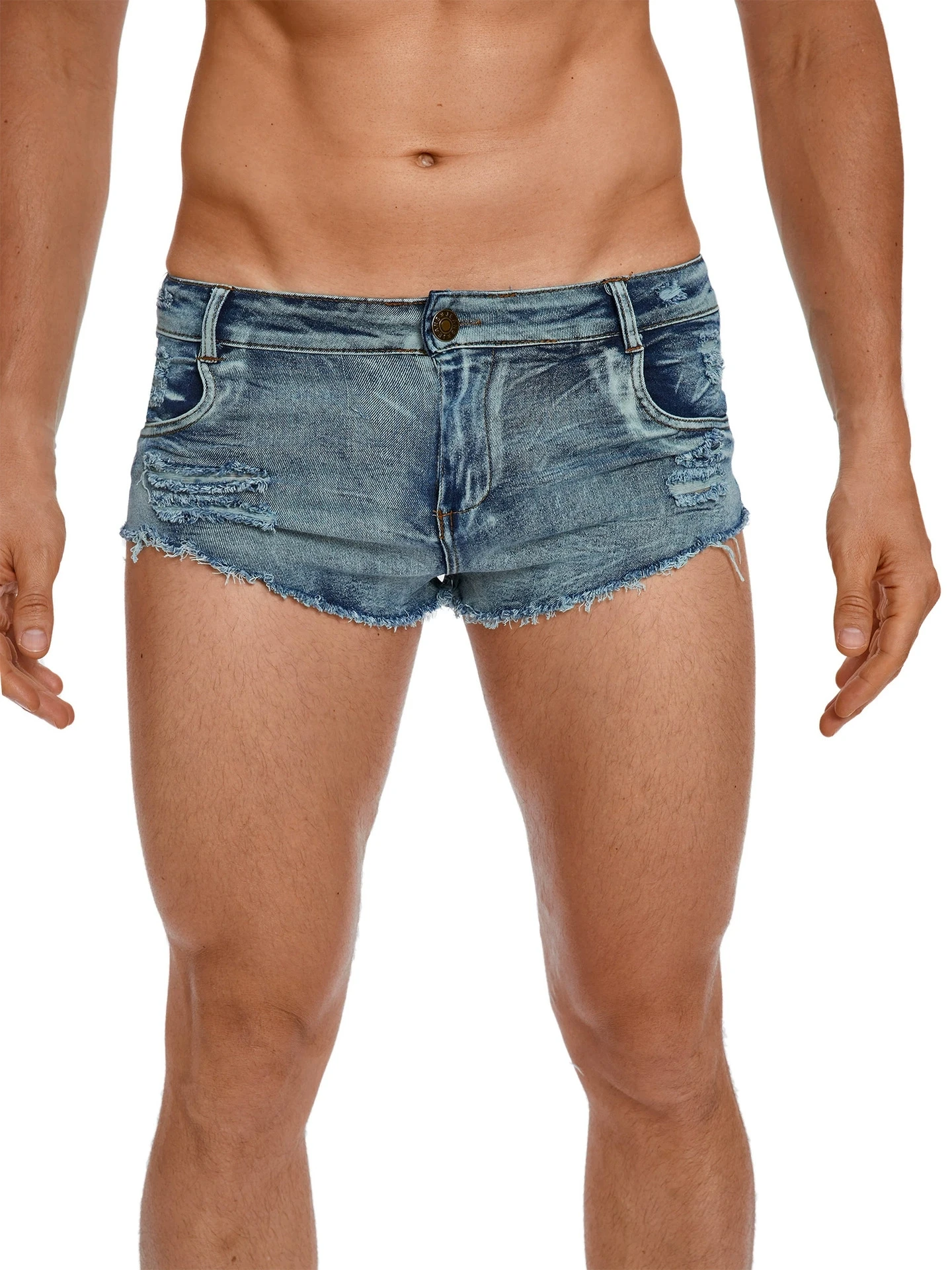 Men's Low Waist Jeans Shorts F - Men'S Accessories For Jeans recension och pris